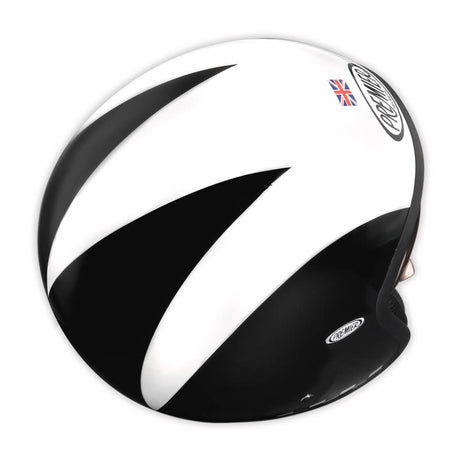 Jethelm Vintage RETRO Retro - schwarz-weiss
