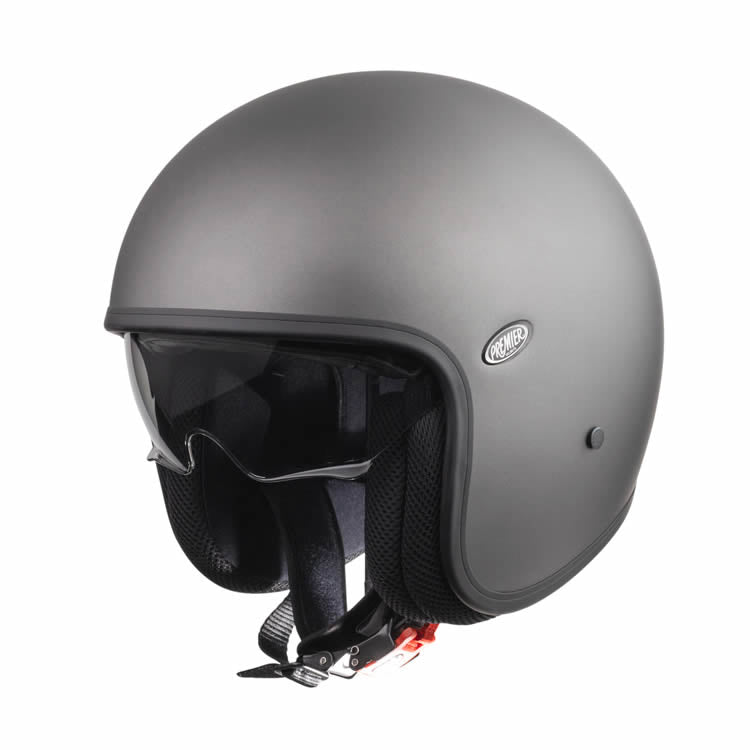 Jethelm Vintage U 17 BM - grau matt