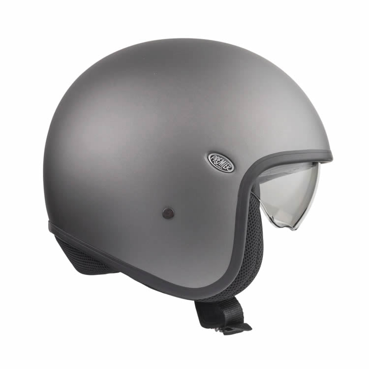 Jethelm Vintage U 17 BM - grau matt
