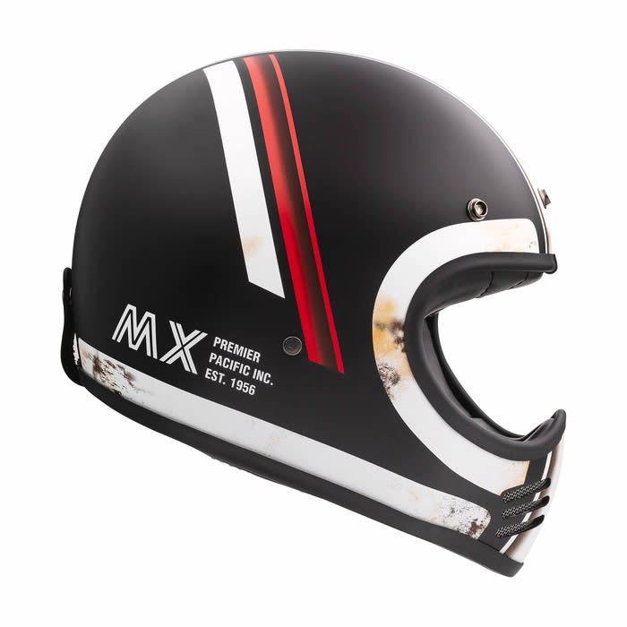 Motocrosshelm MX DO 92 BM O.S. - schwarz matt-beige matt-rot matt