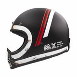 Motocrosshelm MX DO 92 BM O.S. - schwarz matt-beige matt-rot matt