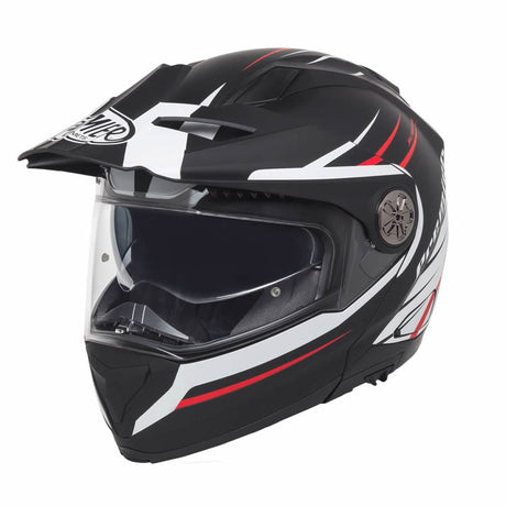 Multifunktionalhelm Xtrail MO MO92 - schwarz-weiss-rot