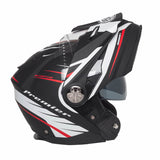 Multifunktionalhelm Xtrail MO MO92 - schwarz-weiss-rot