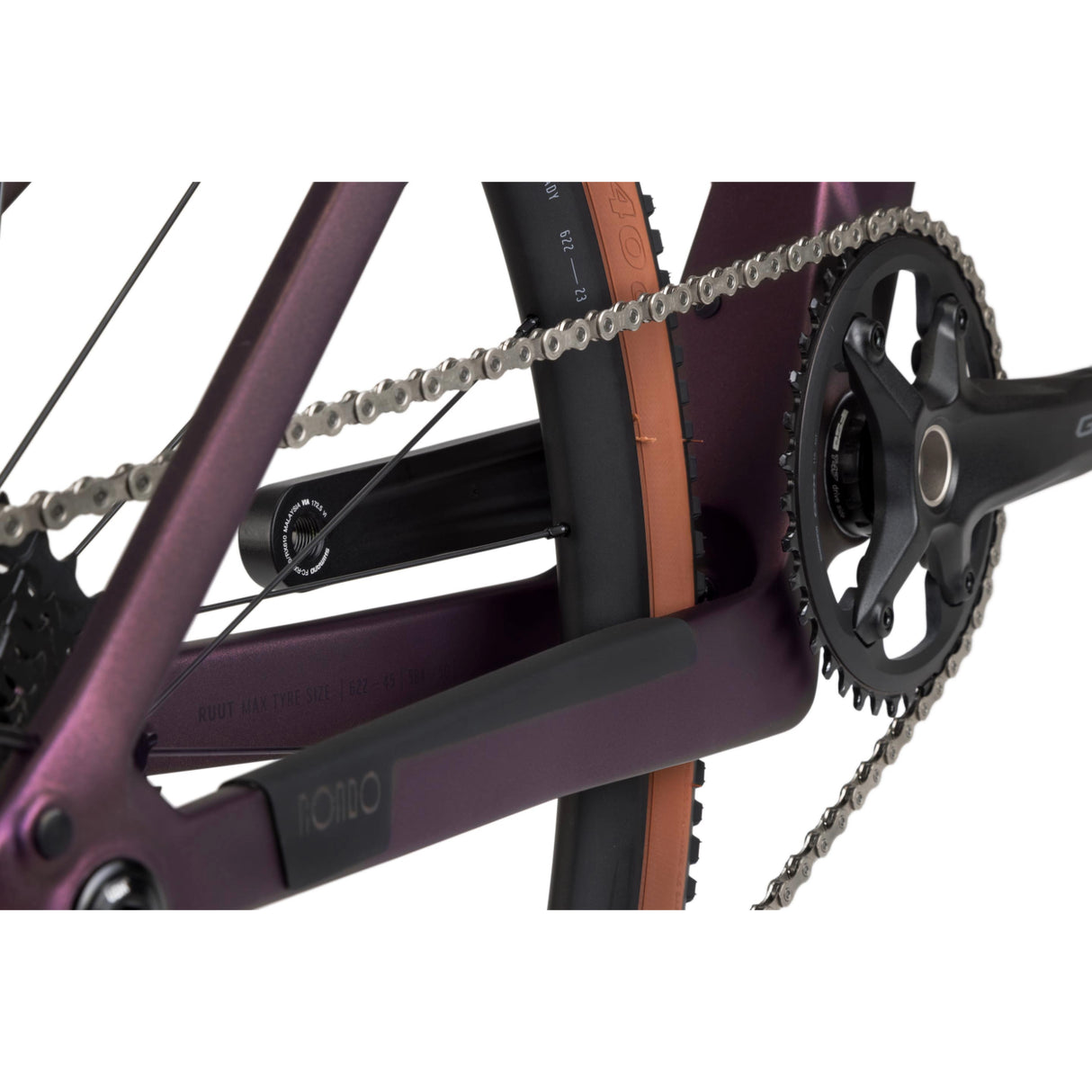 Ruut CF2 G2 Gravel Plus Bike - Aubergine/Silver