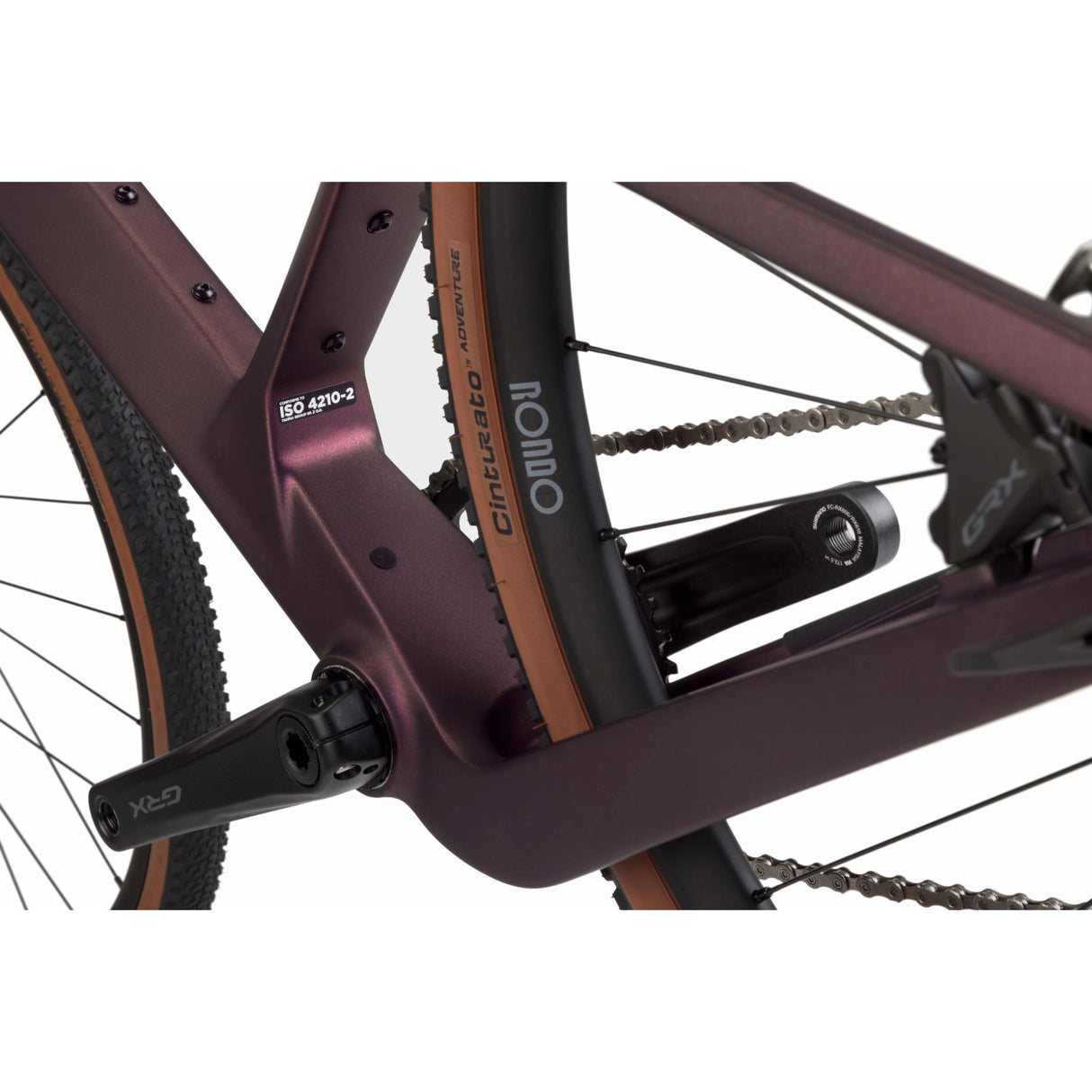 Ruut CF2 G2 Gravel Plus Bike - Aubergine/Silver
