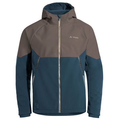 Qimsa Softshelljacke - Coconut/Dark Sea