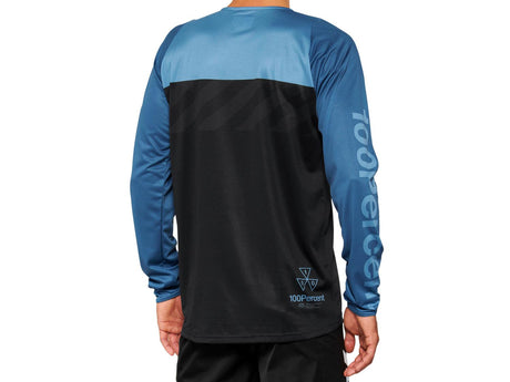 R-Core Long Sleeve Jersey - Black/Slate Blue