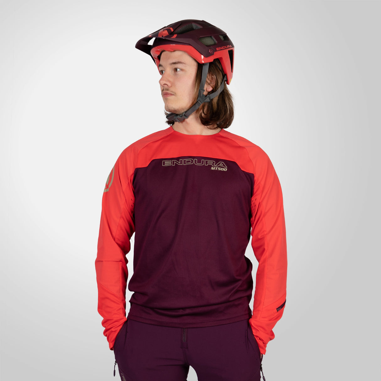 MT500 Burner Trikot (langarm) - Aubergine