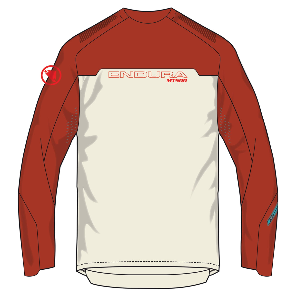 MT500 Burner Trikot (langarm) - Brick Red
