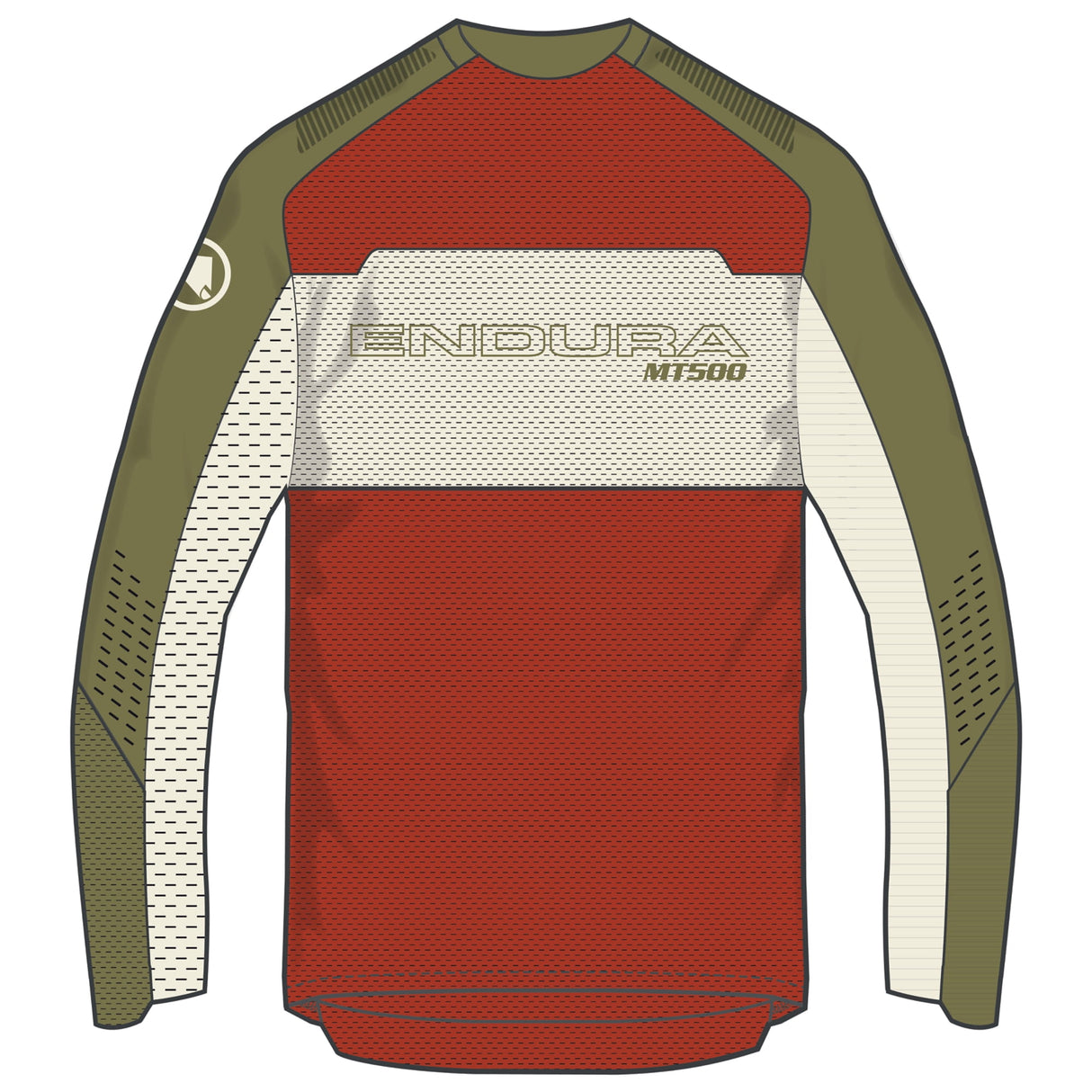 MT500 Burner Lite Trikot (langarm) - Brick Red