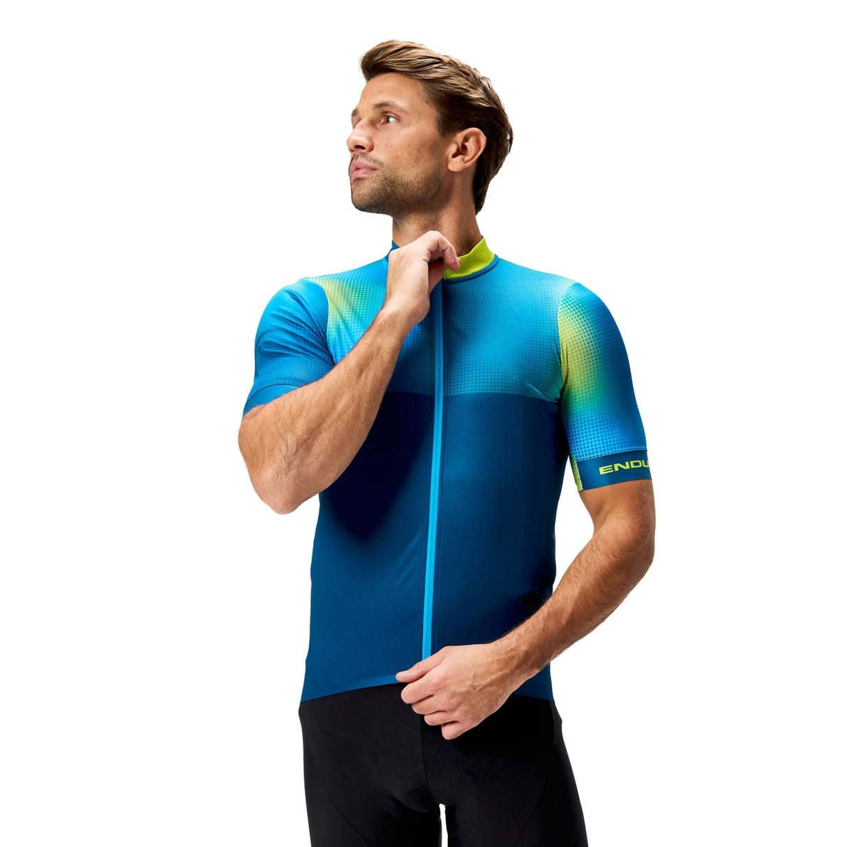 Bitmap Block FS260 Print Jersey - Barra Blue