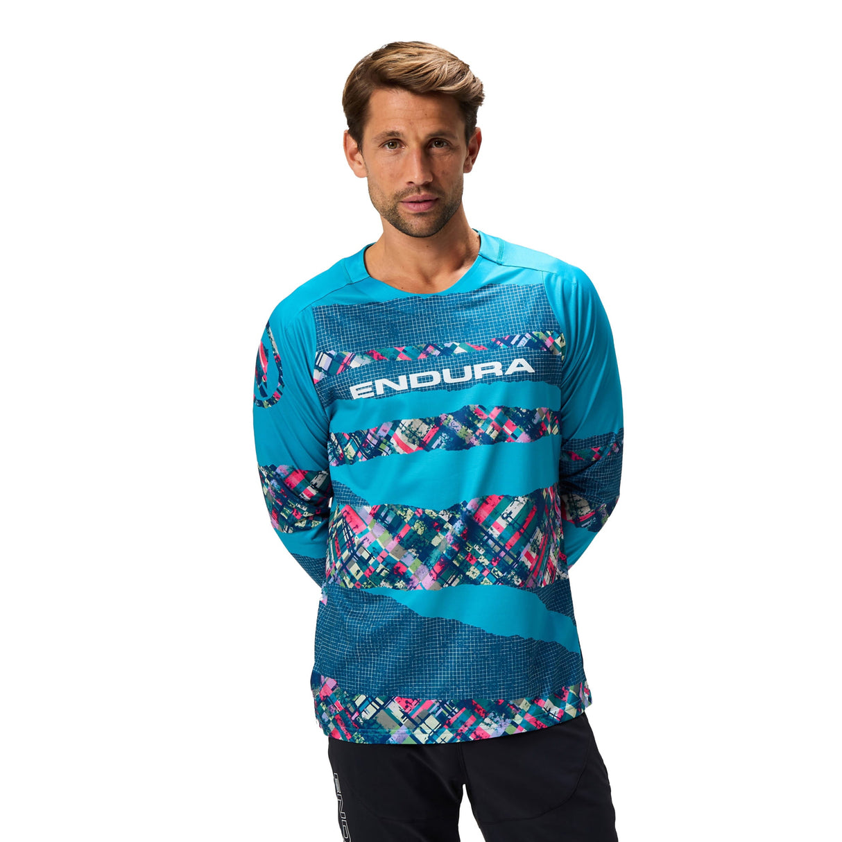 Patchwork LTD Printed Tee Jersey - Barra Blue
