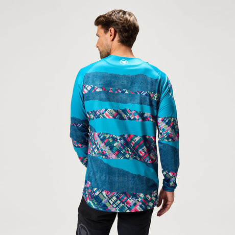 Patchwork LTD Printed Tee Jersey - Barra Blue