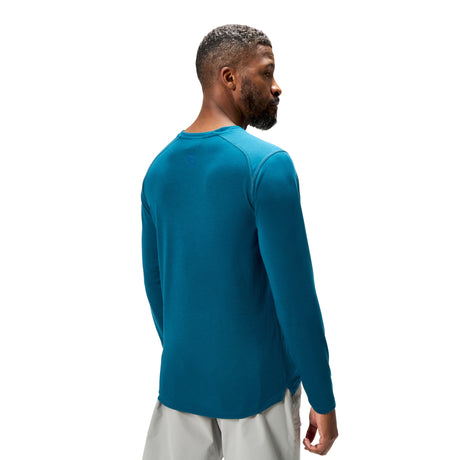 Loop Long Sleeve Tech Tee - barra blue