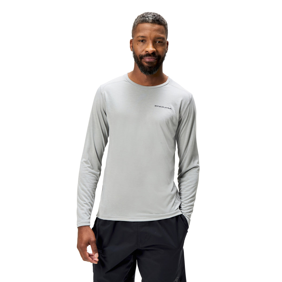 Loop Tag Tee Loop Long Sleeve Tech Tee - dreich grey