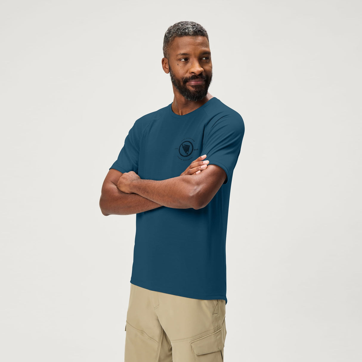 Loop Tech Tee T-Shirt - Barra Blue 