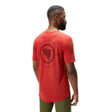 Loop Tech Tee T-Shirt - Brick Red