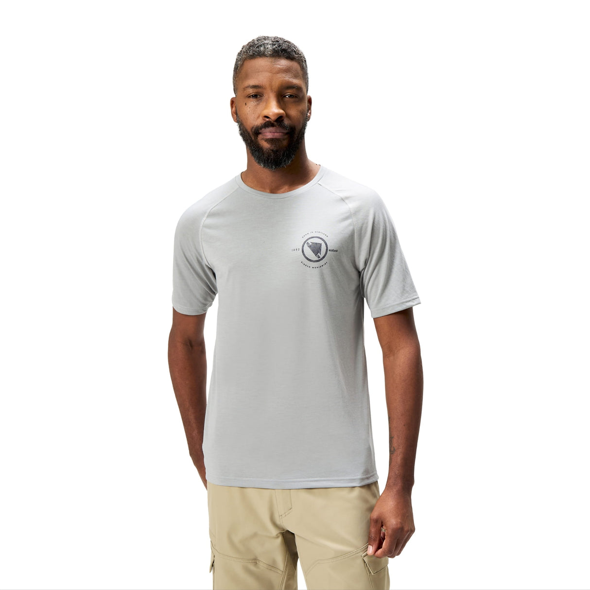 Loop Tech Tee T-Shirt - Dreich Grey