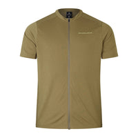 Loop Zipped Jersey - Tweed Green