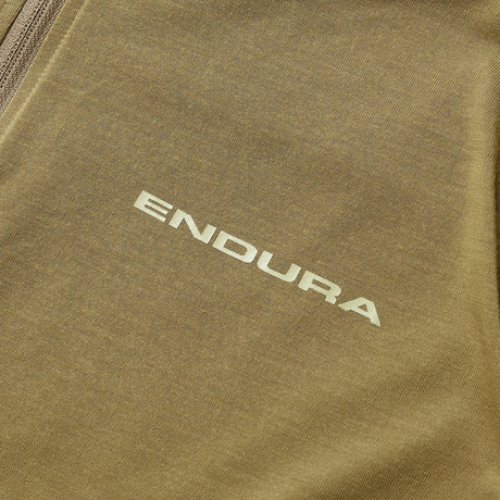 Loop Zipped Jersey - Tweed Green