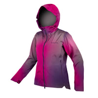 Chaqueta impermeable para mujer MT500 mora 