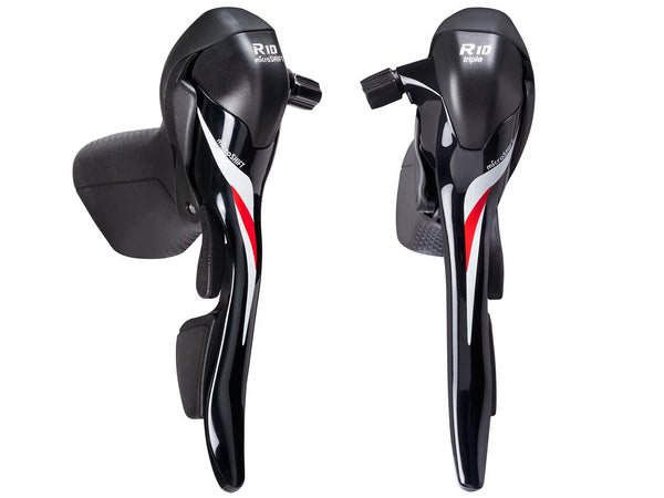 Set Leve Cambio MicroSHIFT R10 Drop Bar – 3x10 Velocità, Compatibile Shimano, Nero - Foto 1