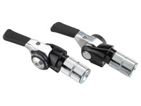 R8 Road Bar End Flat Bar Shifter Set 2/3x8 speed - black 