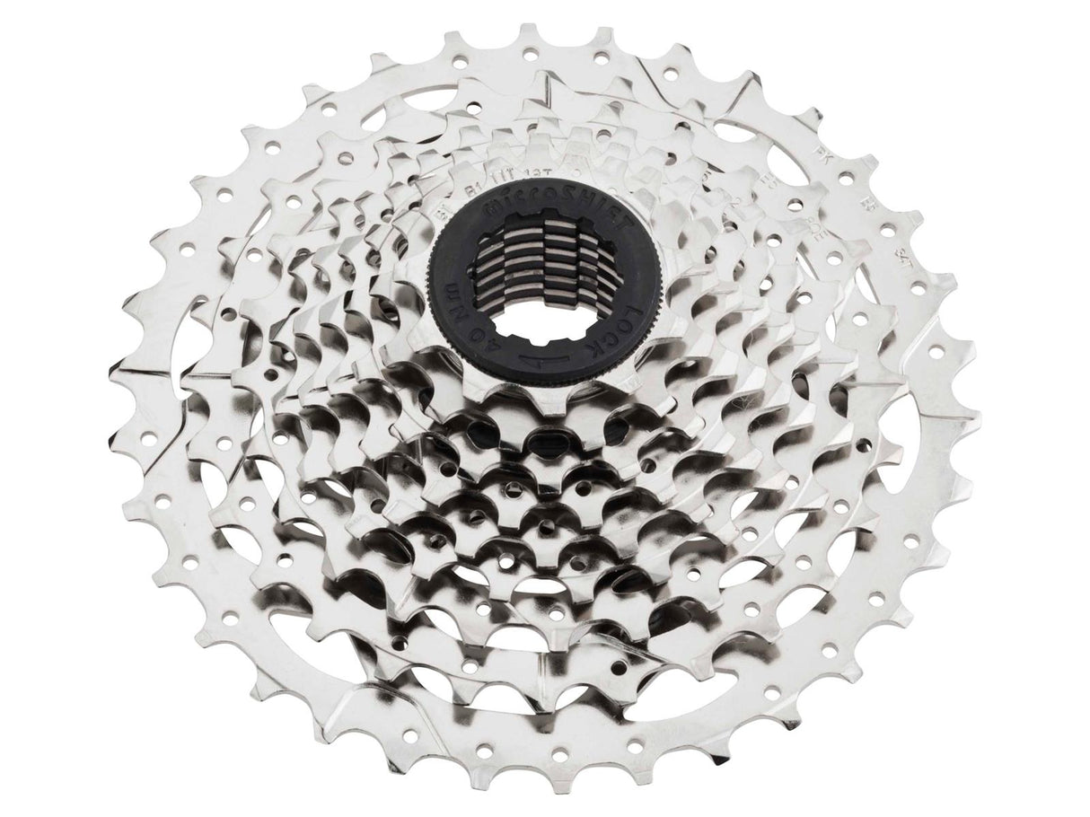 R9 Road Kassette 9sp 11-34T Nickel - chrome