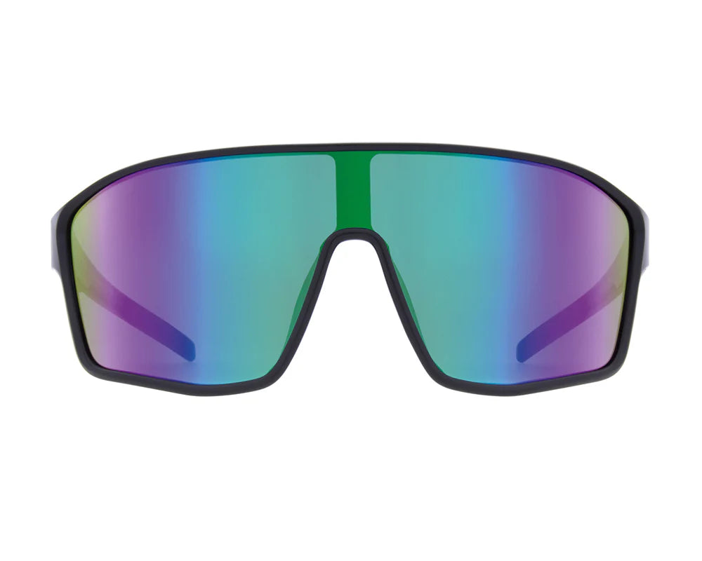 DAFT Sonnenbrille - Black/Smoke with Purple Revo