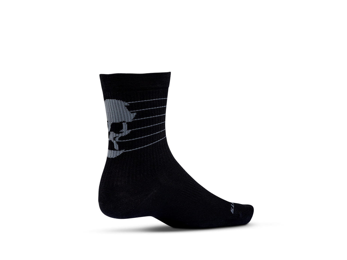 Skully Socks - Black/Charcoal 