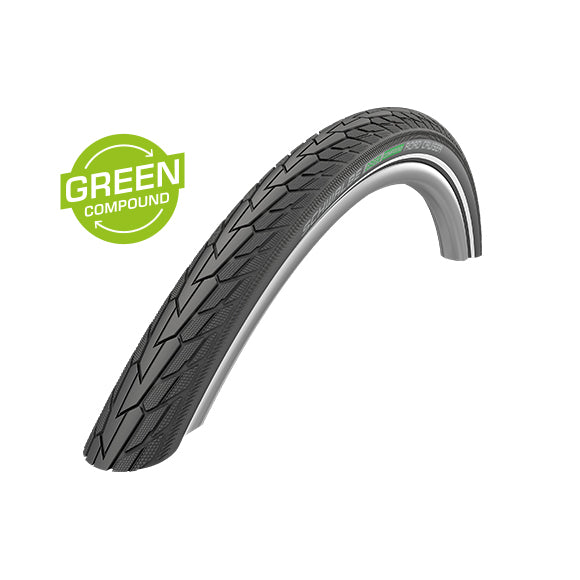 Road Cruiser Drahtreifen - 16x1.75 Zoll - K-Guard - GC - Reflexstreifen - schwarz