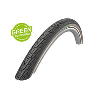 Cubierta Road Cruiser - 28x1.60 pulgadas - K-Guard - GC - bandas reflectantes - negro/café