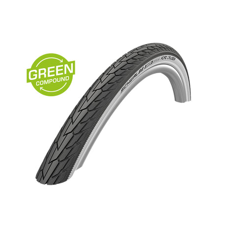 Road Cruiser Drahtreifen - 28x1.60 Zoll - K-Guard - GC - Reflexstreifen - whitewall