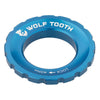 Centerlock Lockring, External Spline - blue