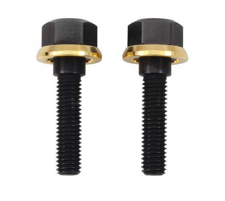 15M8Bolt Achsschrauben-Set - schwarz / gold