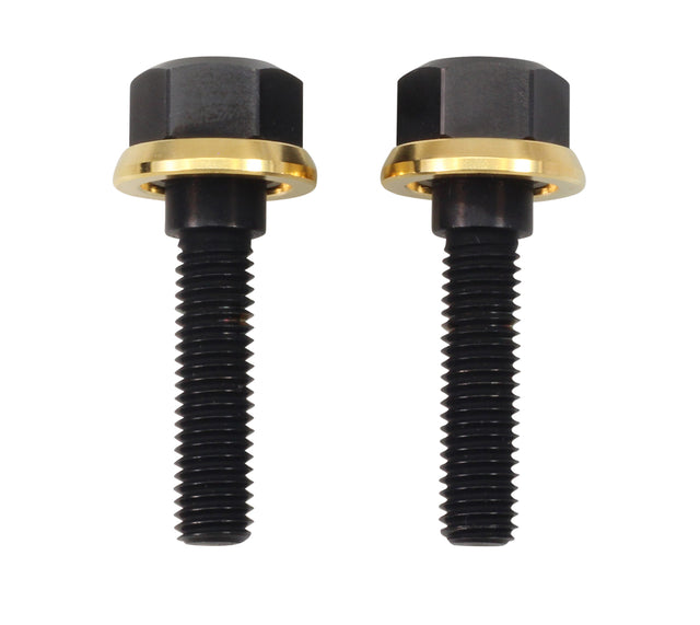 15M8Bolt Achsschrauben-Set - schwarz / gold