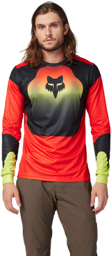 Ranger Long Sleeve Jersey Revise - Red/Yellow