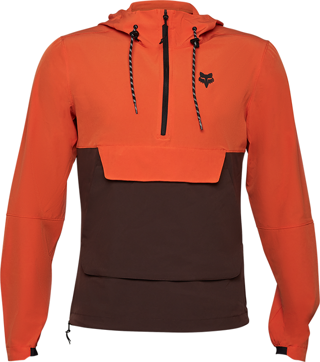 Ranger Wind Pullover - Atomic Orange