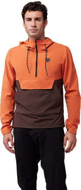 Ranger Wind Pullover - Atomic Orange