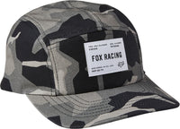 Regiment 5 Panel Hat Black Camo 