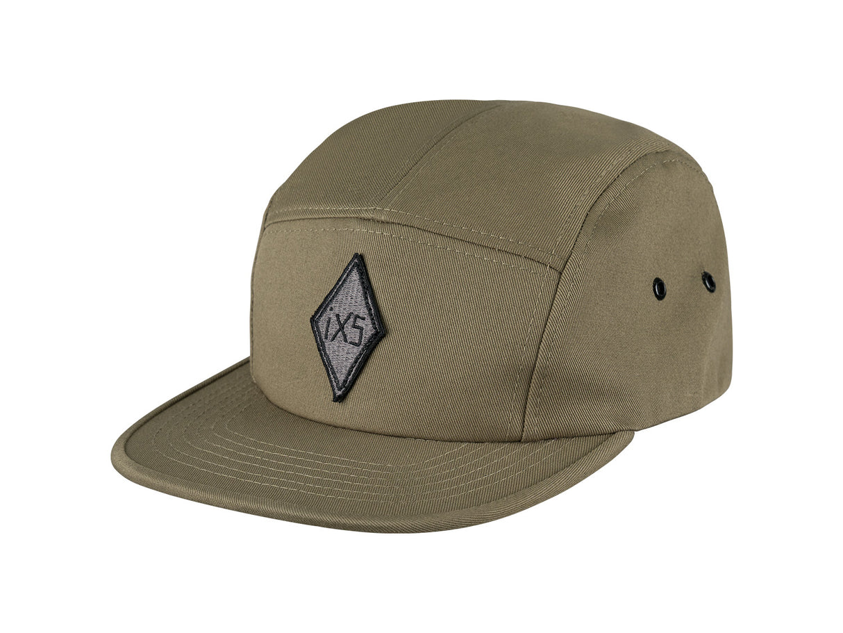 Rhombus 5 panel cap - olive