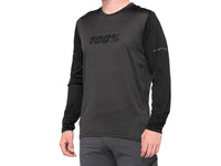 Ridecamp Maillot à Manches Longues - Noir/Charcoal