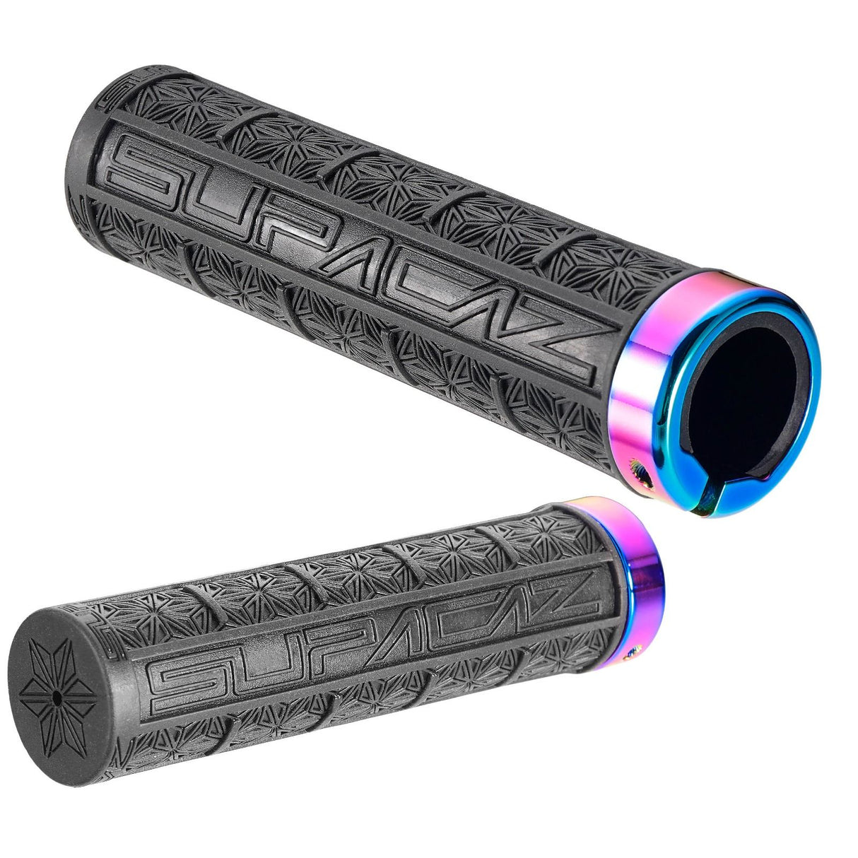 Grizips + Oil Slick Star Fade Ringz - Black