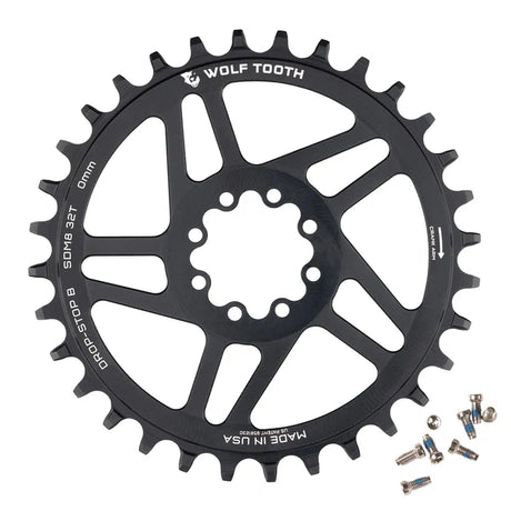 SRAM Direct Mount Kettenblatt, Boost 55mm/Offset 0mm, Drop-Stop B - black