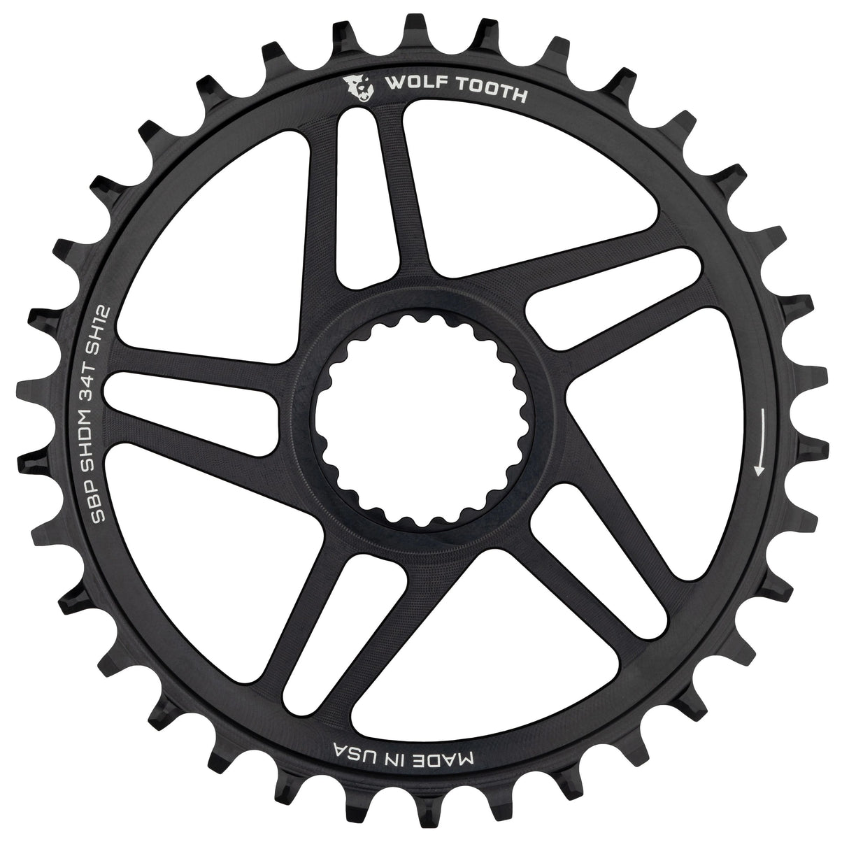 Shimano Direct Mount Kettenblatt, Boost 52mm/Offset 3mm Drop Stop ST - black