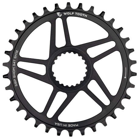 Shimano Direct Mount Kettenblatt, Boost 52mm/Offset 3mm Drop Stop ST - black