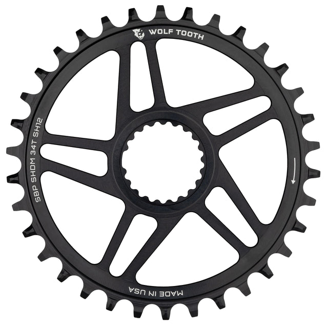 Shimano Direct Mount Kettenblatt, Boost 52mm/Offset 3mm Drop Stop ST - black