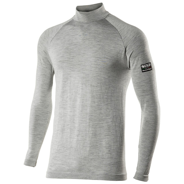 Langarm Funktions T-Shirt TS3 Merino - grau