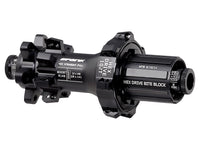 Spank HEX Straightpull Boost Microspline, 102T, 28H rear hub - black