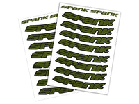Spank Rim Stickies, Rim Decal Kits - army green
